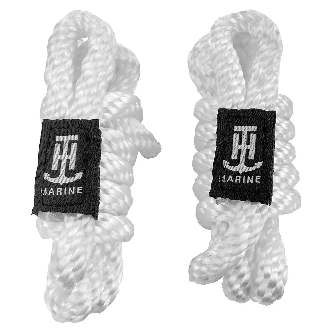 T-H Marine ECO52481DP White Fender Line, 3/8 Inch x 60 Feet for Marine Applications