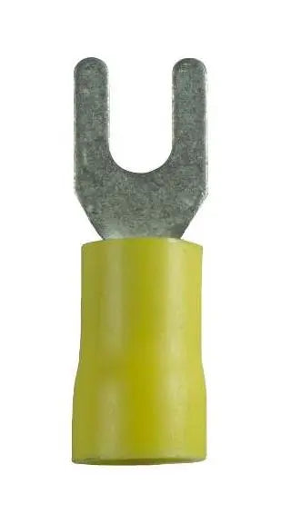 WIRTHCO 80411 12-10 AWG #6 Fork Terminal Connectors, Pack of 100