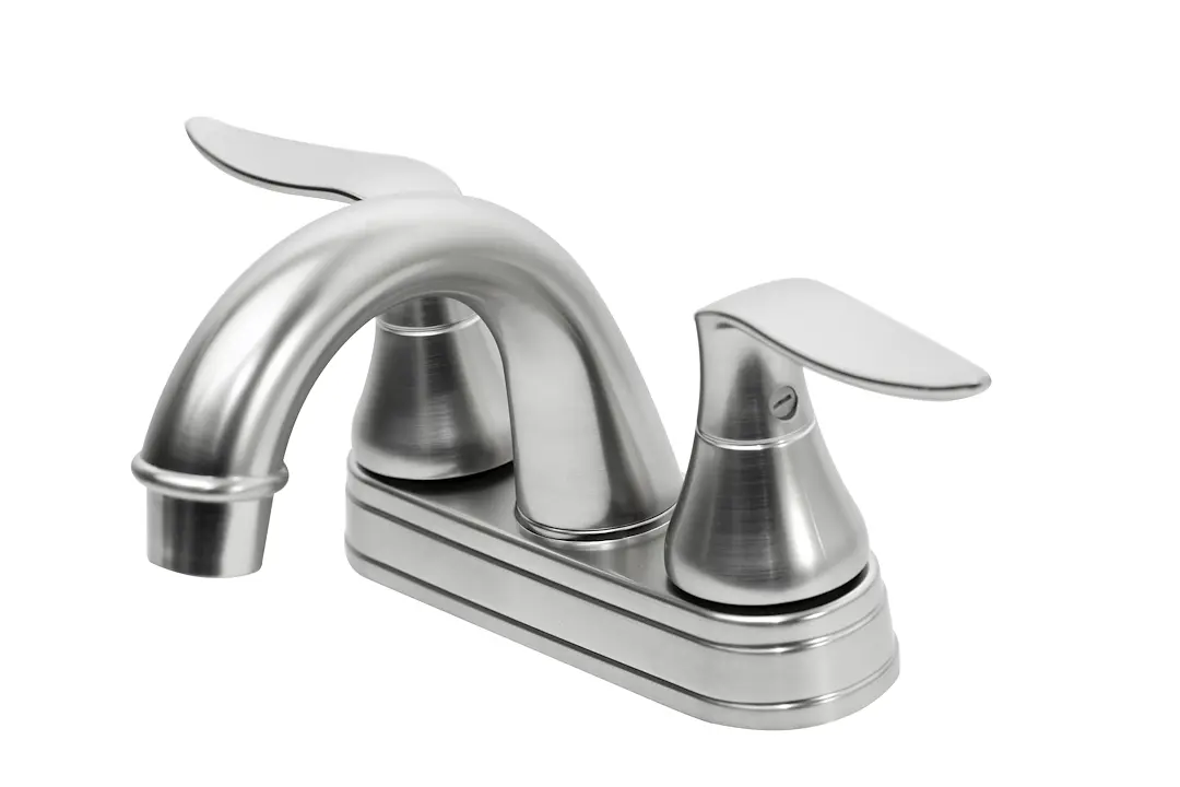 DURA FAUCET FPL620LHSN Elegant Arc Spout RV Lavatory Faucet by DURA FAUCET