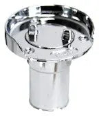 Whitecap Industries C.P. Zamac Replacement Deck Fill Cap (Part #S7022C)
