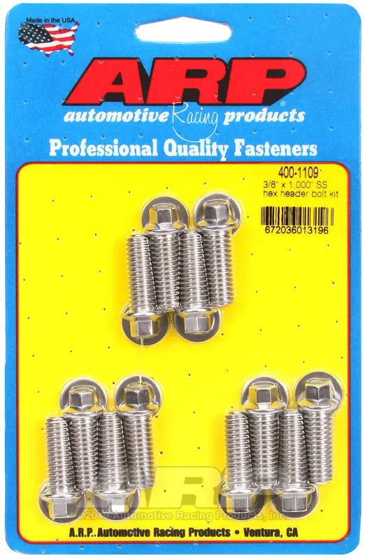 ARP Hex Head Bolt KT (Part Number 4001109) for Automotive Applications