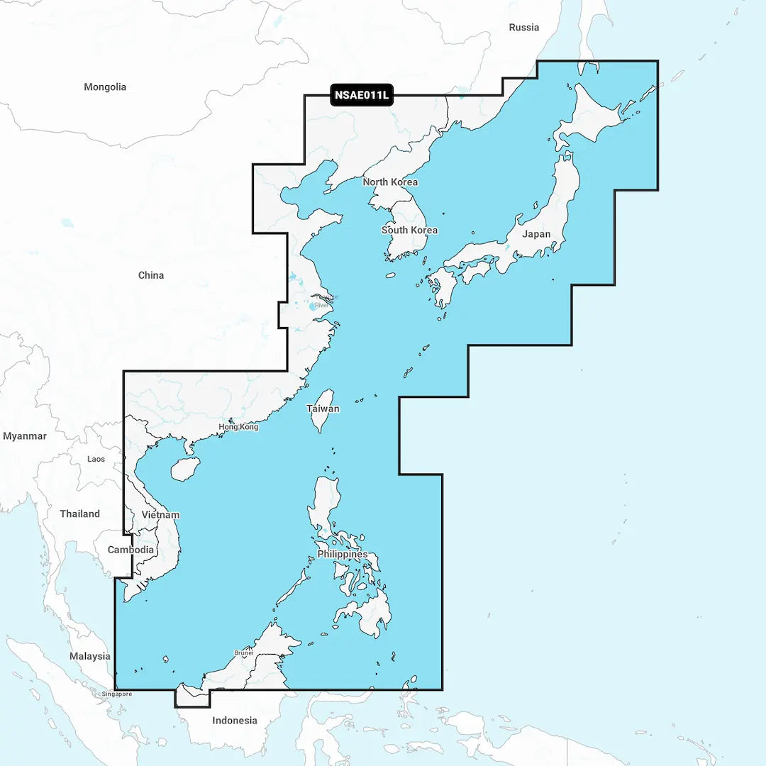 Garmin Carto 010C121420 China Sea & Japan Navionics+ Chart Pack