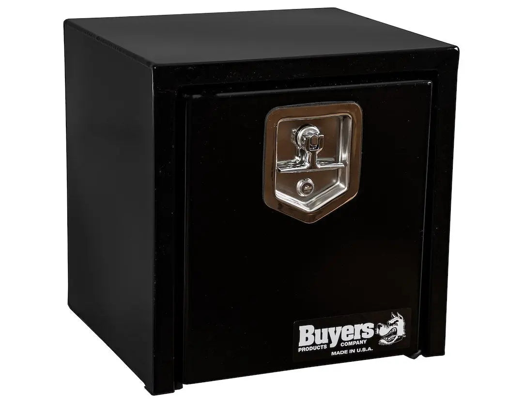 Buyers Products Toolbox 15 x 13 x 15 inches with T-Handle in Black (Part #1703320)