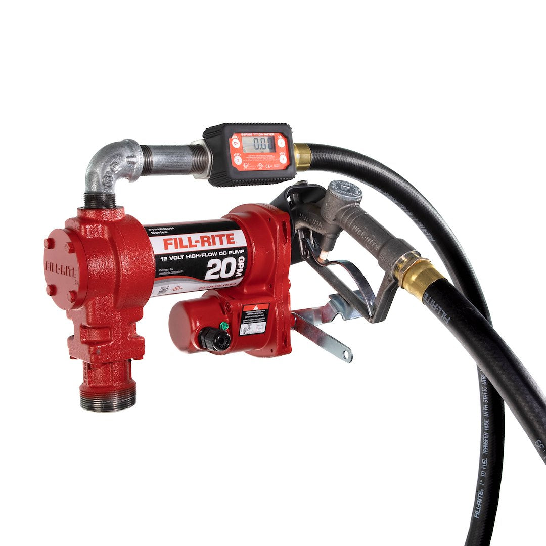 Fill Rite FR4219H 12VDC High Flow Pump with In-Line Filter