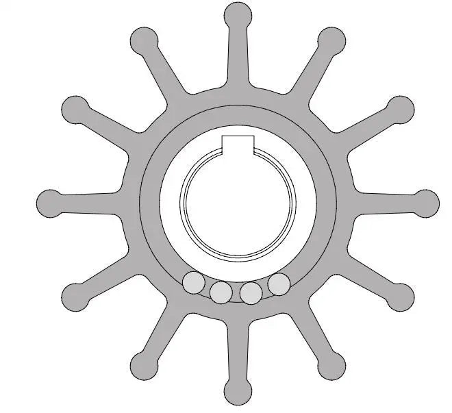 Johnson Pump Impeller Kit Sherwood 09959K MC 97 - Reliable Marine Pump Replacement Part