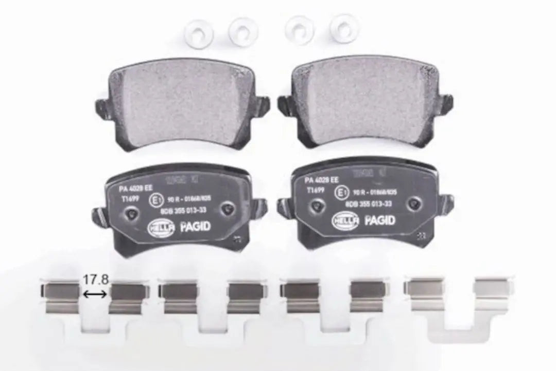 HELLA Brake Pad Set for Disc Brake - Part Number 355025331