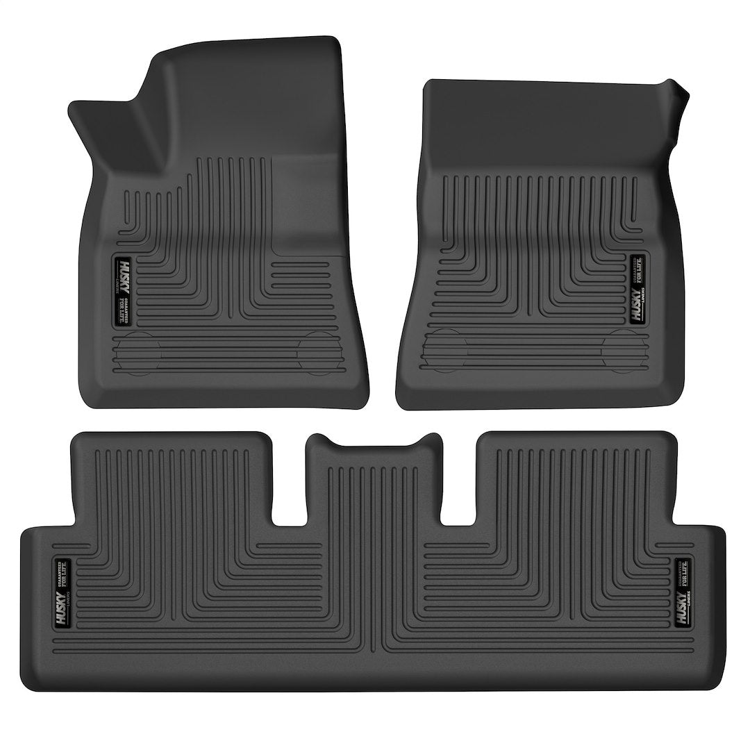 HuskyLiner Front & 2nd Seat Floor Liners for Tesla Model 3 – Part #95091