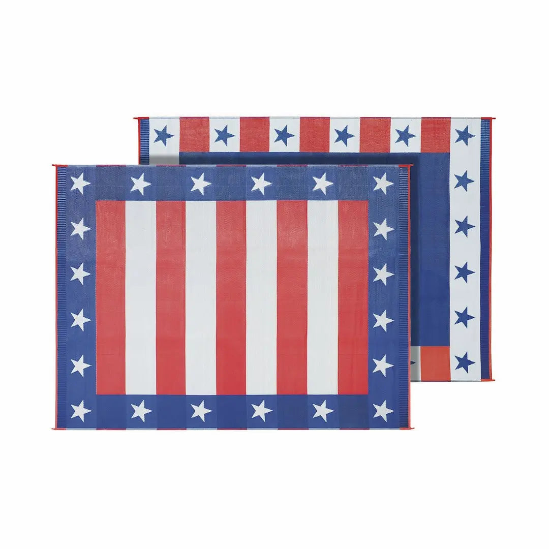 Faulkner 8x20 Independence Day Mat - Durable Indoor/Outdoor Rug