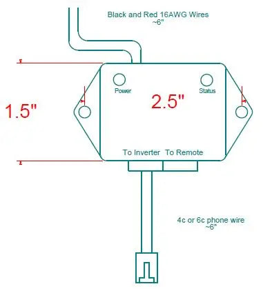 Xantrex LLC 12V Switch Connector for ProWatt SW - Reliable Power Connection