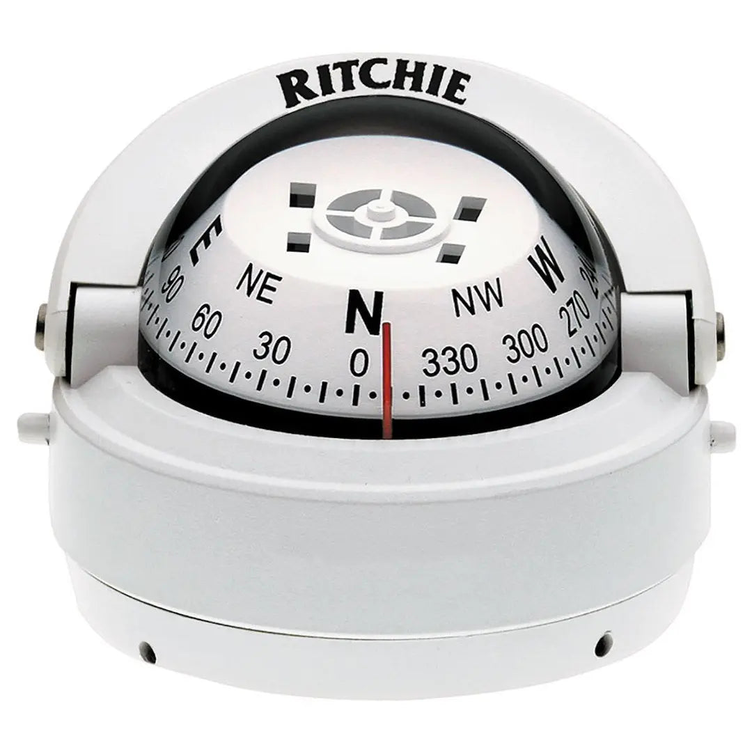 Ritchie Navi Compass Surface Mount 2.75" Dial in White - Model S53W