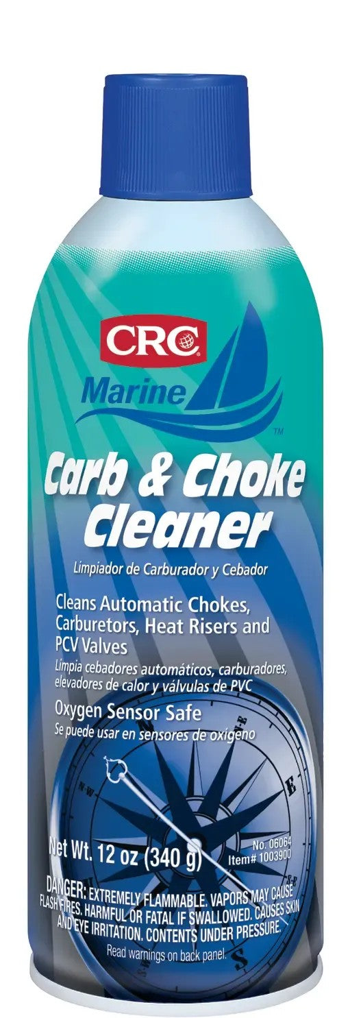 CRC Marine Carb Cleaner 12 oz - Effective Engine and Fuel System Cleaner