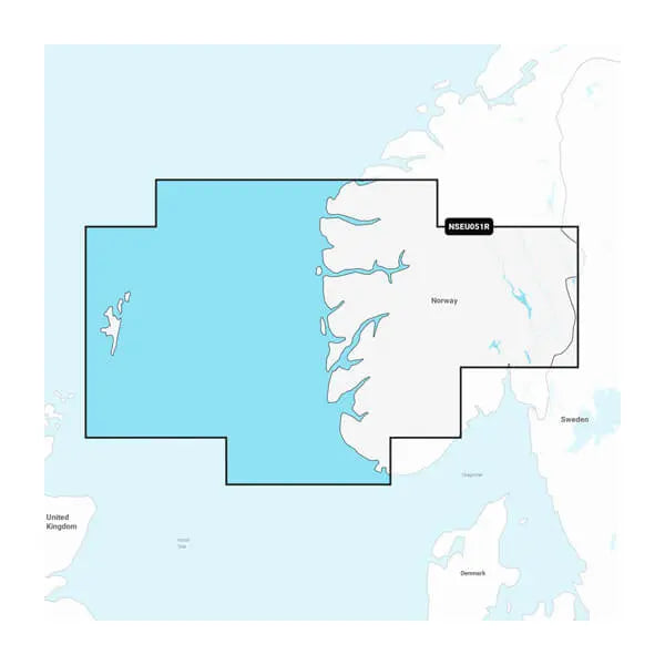 Garmin Carto Norway Lista to Sognefjord Navigation Chart (Part #010C125020)