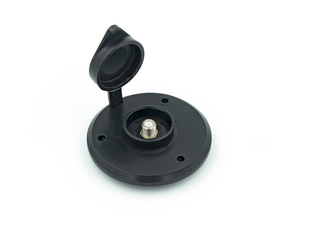 B&B MOLDERS CBL TV Plate (Part Number 94321) for Secure Cable Management