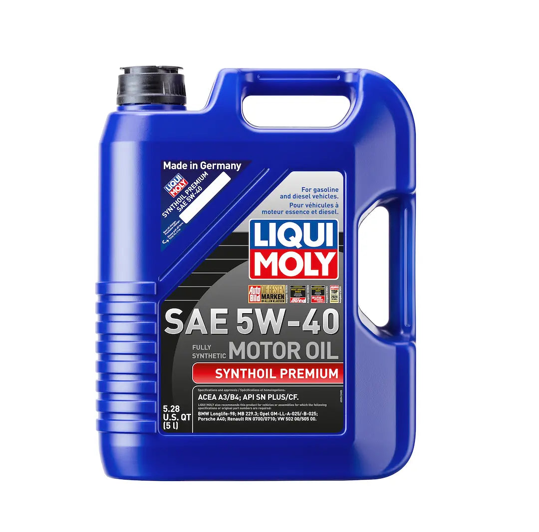 LIQUI MOLY Synthoil Premium SAE 5W-40 Motor Oil - High-Performance Synthetic Engine Oil