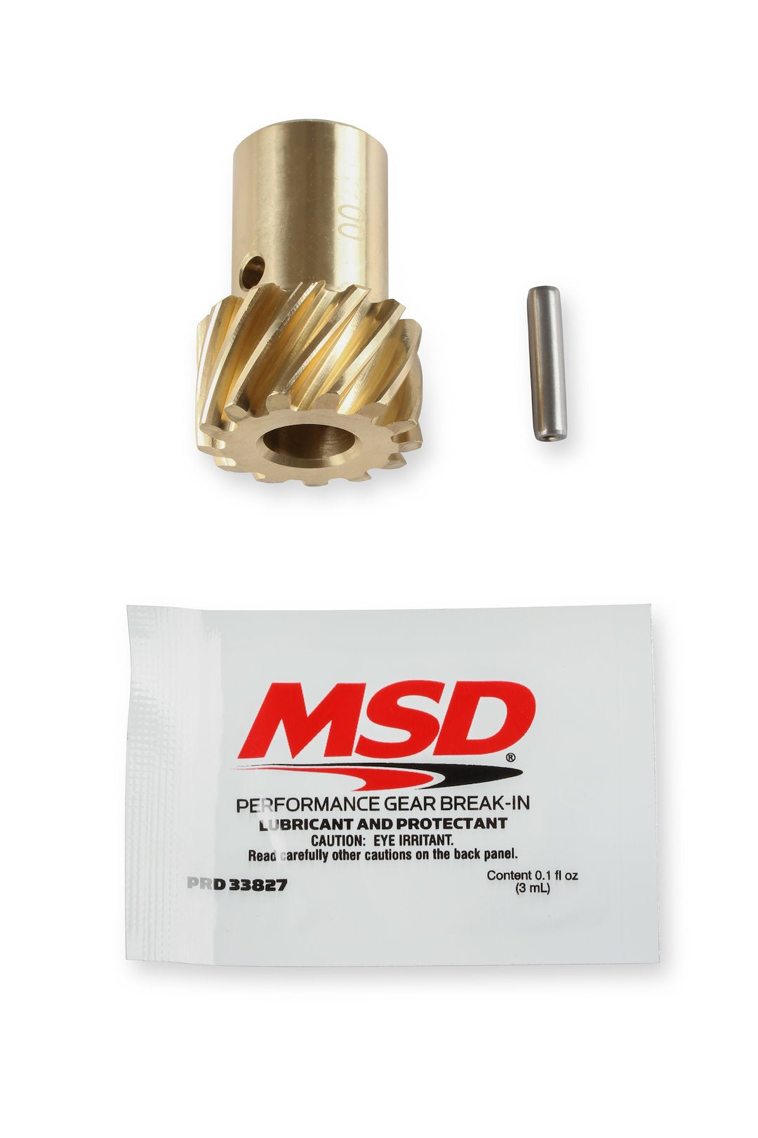MSD Co. BRNZ Distributor Gear .500 ID - High-Performance Ignition Component