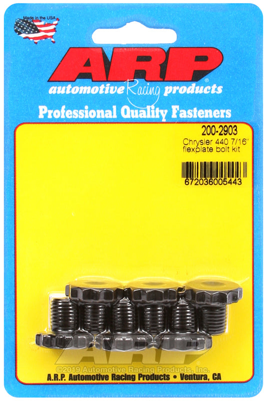 ARP Flexplate Bolt Kit for Chrysler 7/16 Inch - Part Number 2002903