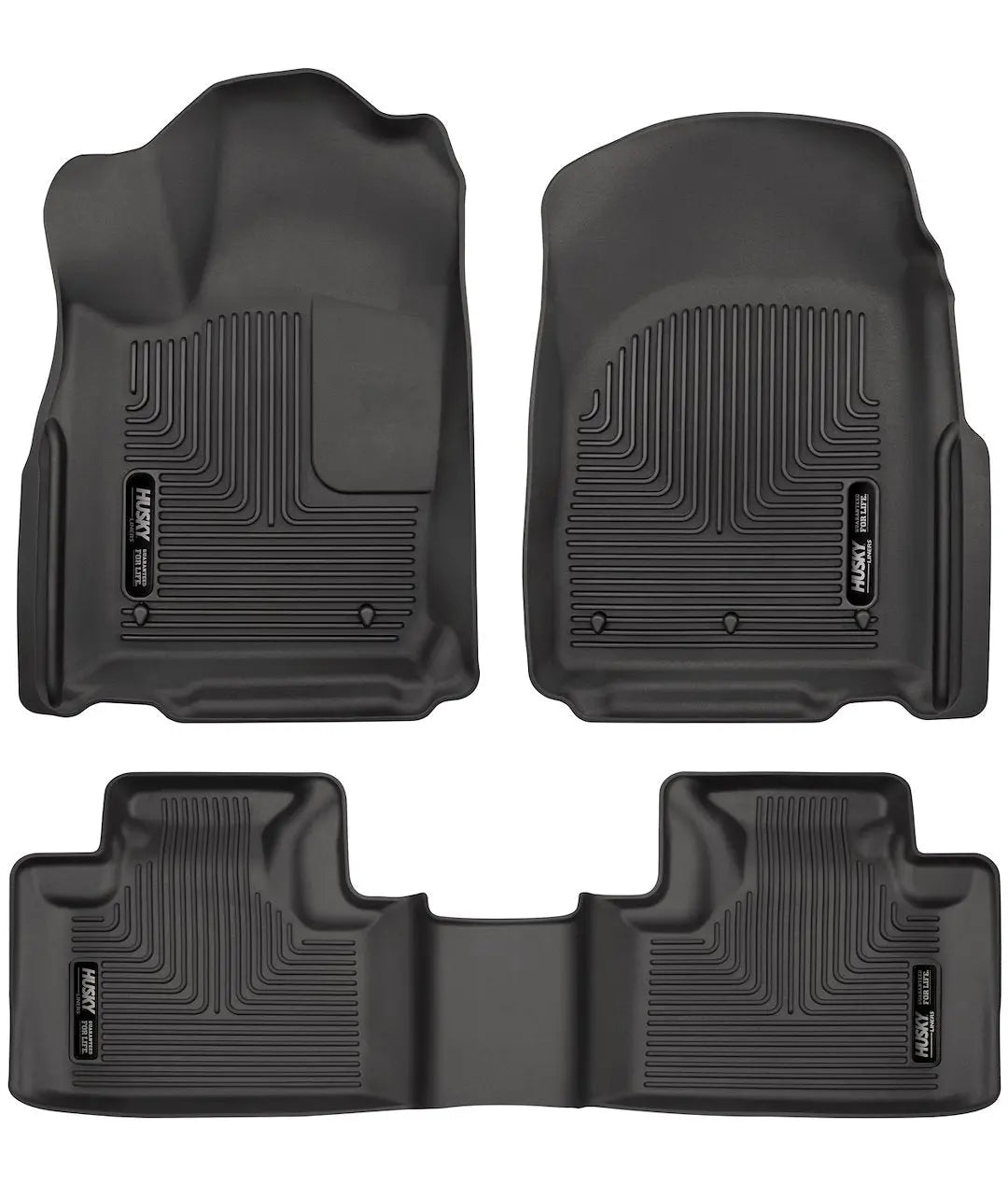 HuskyLiner Front and Second Seat Floor Liners for 2016-2020 Dodge Durango & Jeep Grand Cherokee