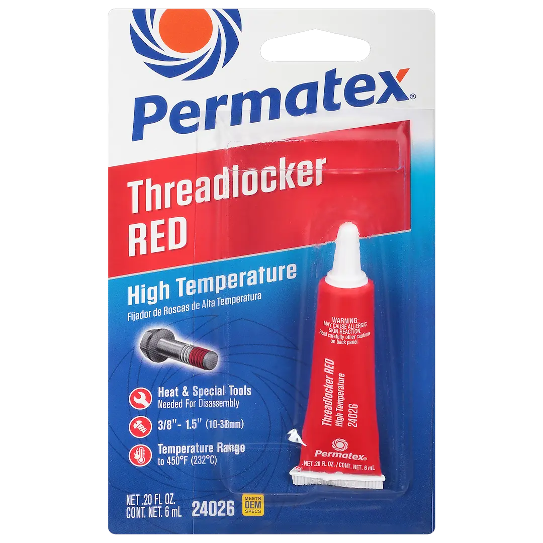 PERMTX-LOCKT Hi Threadlock 272 Orange 6ml – Strong Bonding Threadlocker for Mechanical Fasteners