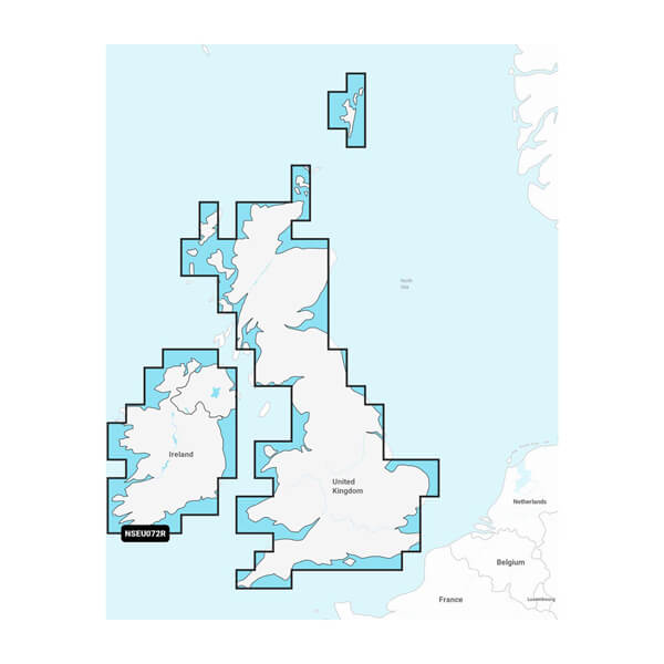 Garmin Carto U.K. & Ireland Lakes & Rivers Map - Part Number 010C126720