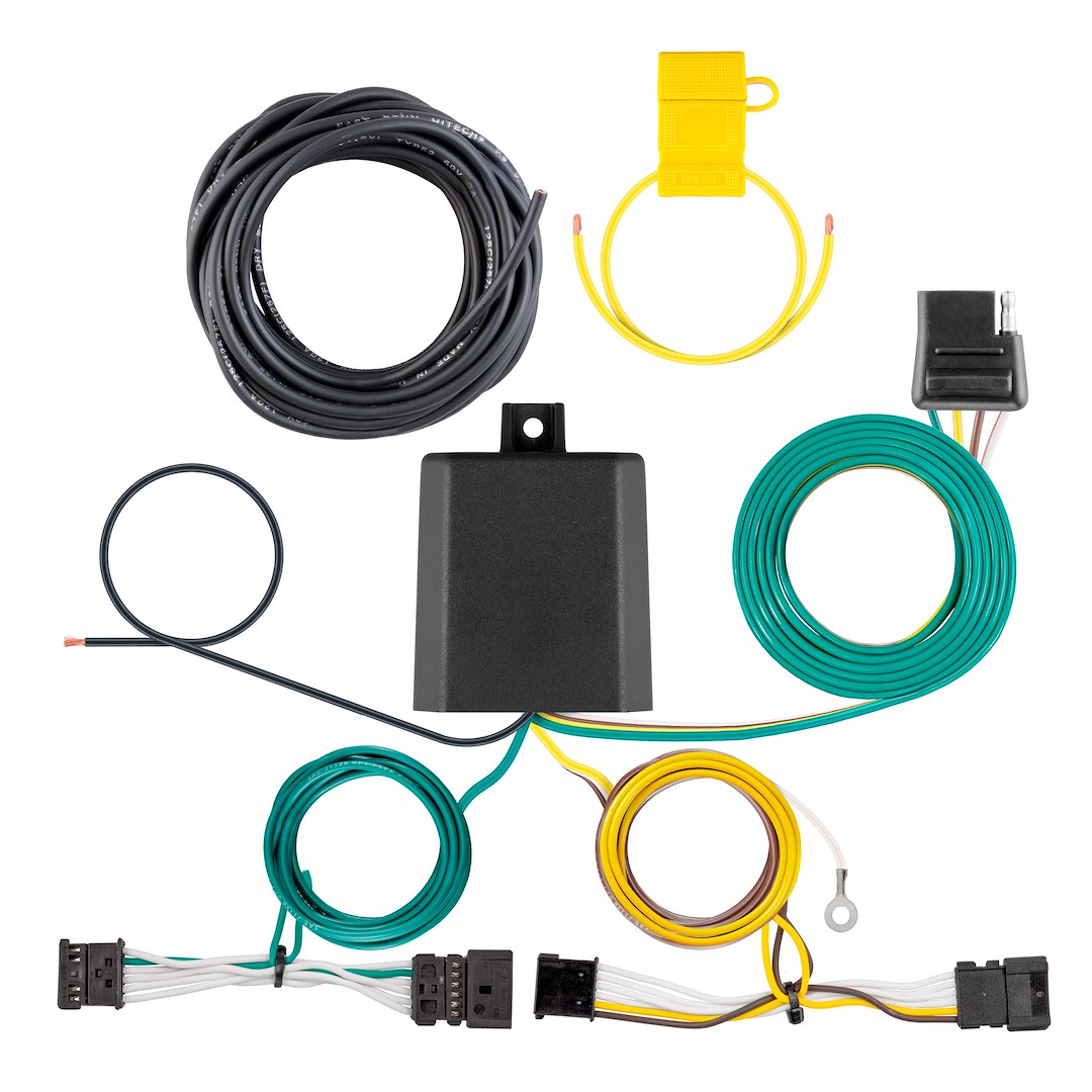CURT Manufacturing Custom Wiring Harness 4-Way Flat Outlet Part #56557