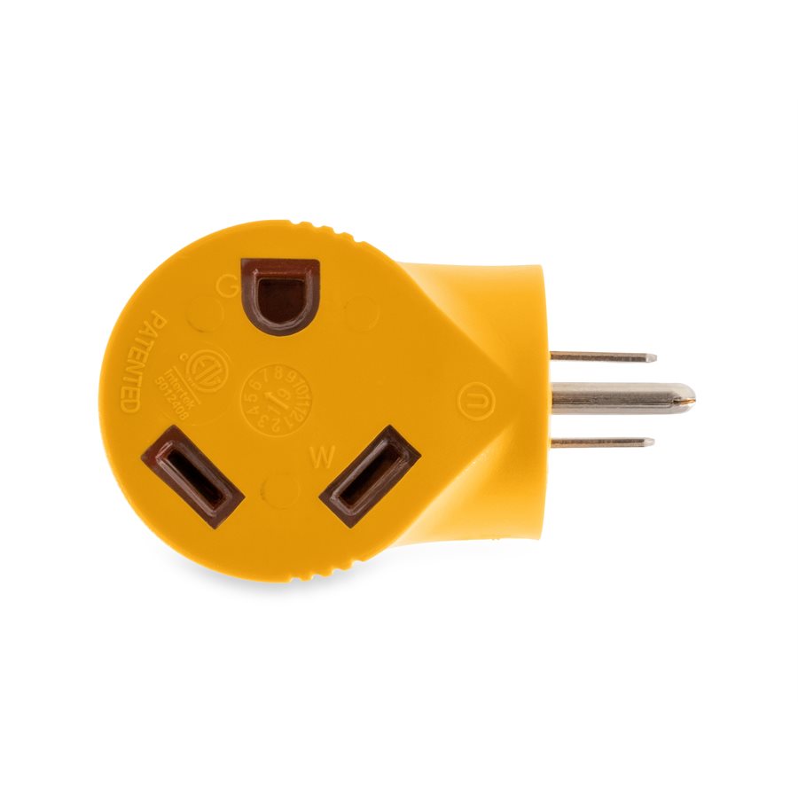Camco 90 Degree Electric Adapter Model 55325 for RV and Marine Applications
