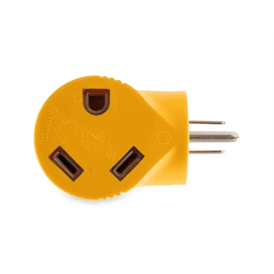 Camco 90 Degree Electric Adapter Model 55325 for RV and Marine Applications by CAMCO
