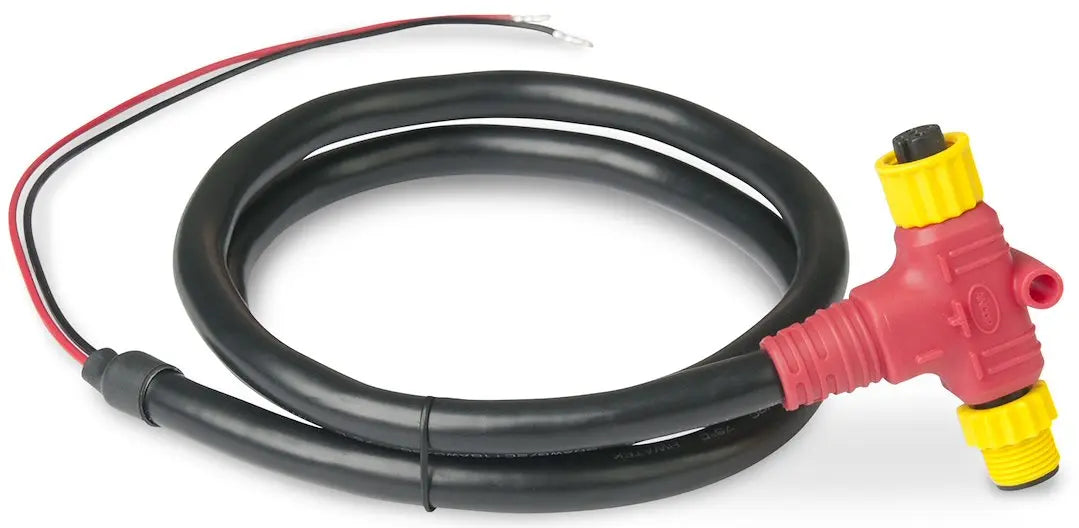 Ancor NMEA 2000 Power Cable with Tee - 1 Meter, 18 AWG, Color Coded for Easy Marine Network Installation