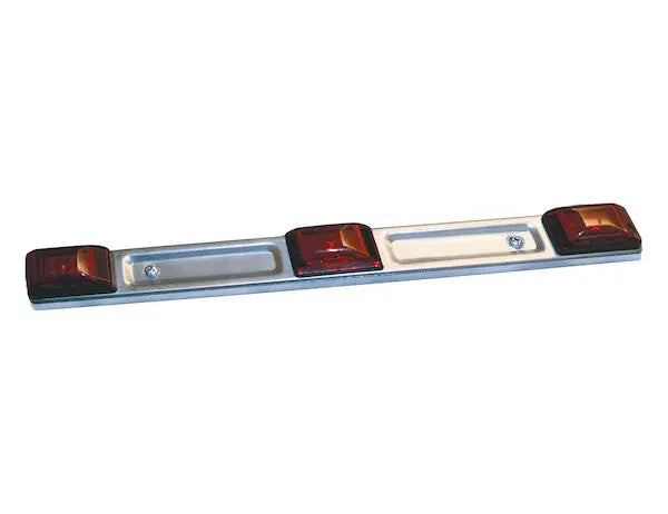 Buyers Products Light ID Marker with 9 LED Red Lights, 14 Inch Stainless Steel - Part #5621720