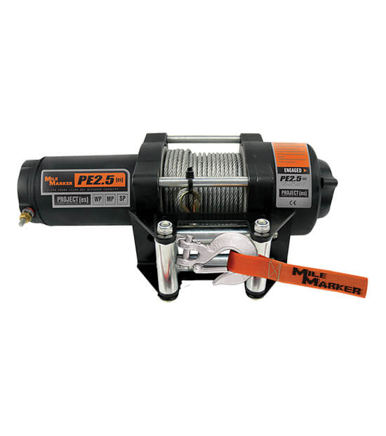 MileMarker 7750105BW 12V Winch with 300 Amp Solenoid