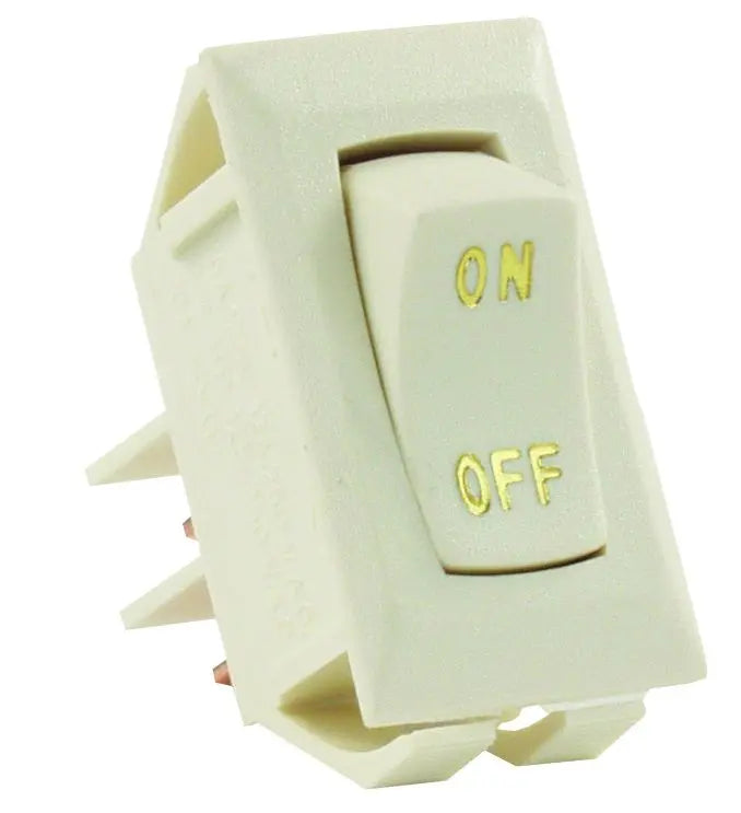 JR Products Label 12V On/Off Switch Ivory (Part Number 12615)