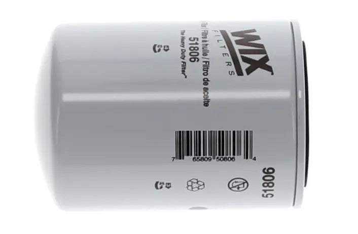 WIX FILTR HD Lube Filter Part Number 51806 for Automotive Maintenance