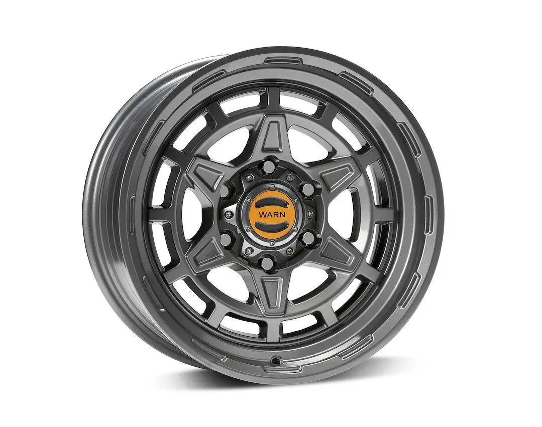 WARN Industries Epic Diamond Cutter Wheel 6-5.5 Inches Grey - Part #104488