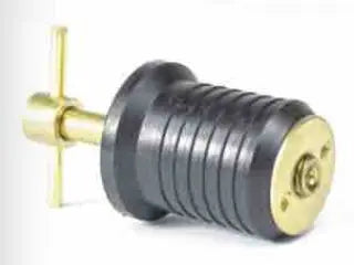 Moeller Twist Turn Brass Drain Plug - 1 Inch Durable Marine Fitting