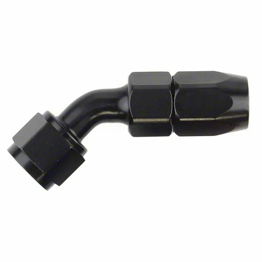 SpeedFX -4AN x 45 Black Hose End Part 510445BK for High-Performance Automotive Applications