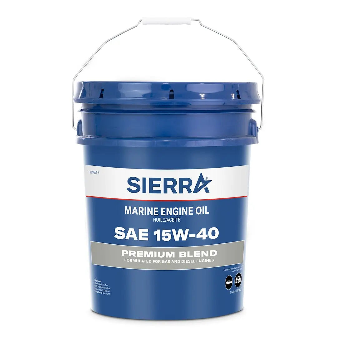 SierraMarin 15W-40 Multi-Vehicle Engine Oil - 5 Gallon Container