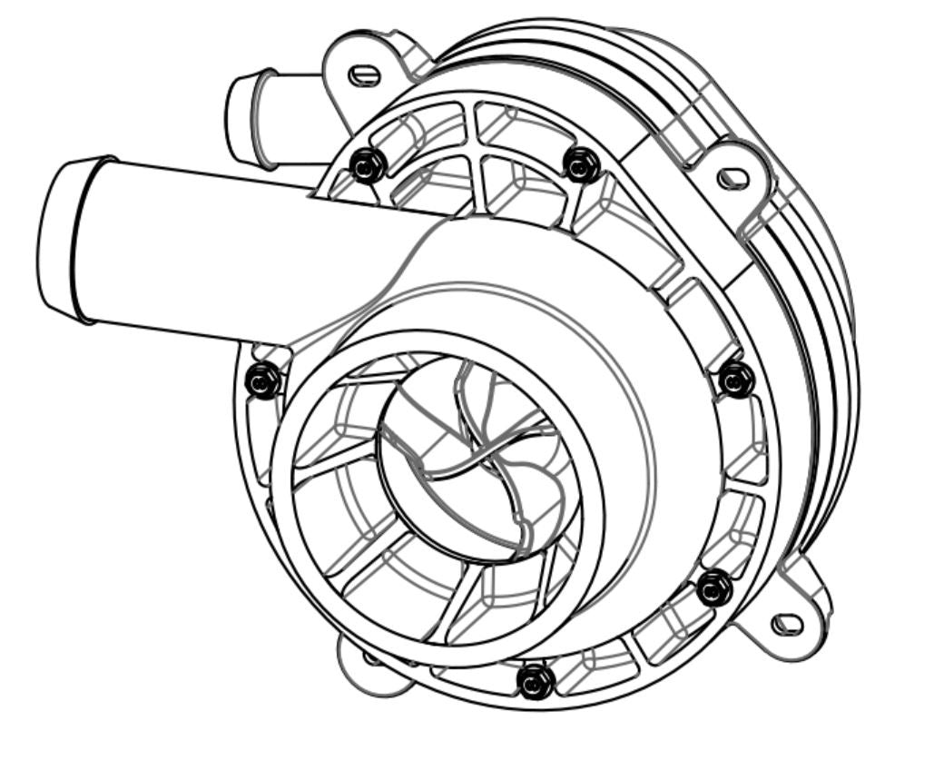 DAVE CARTER 97540 Replacement Pump for Sani-Con Systems