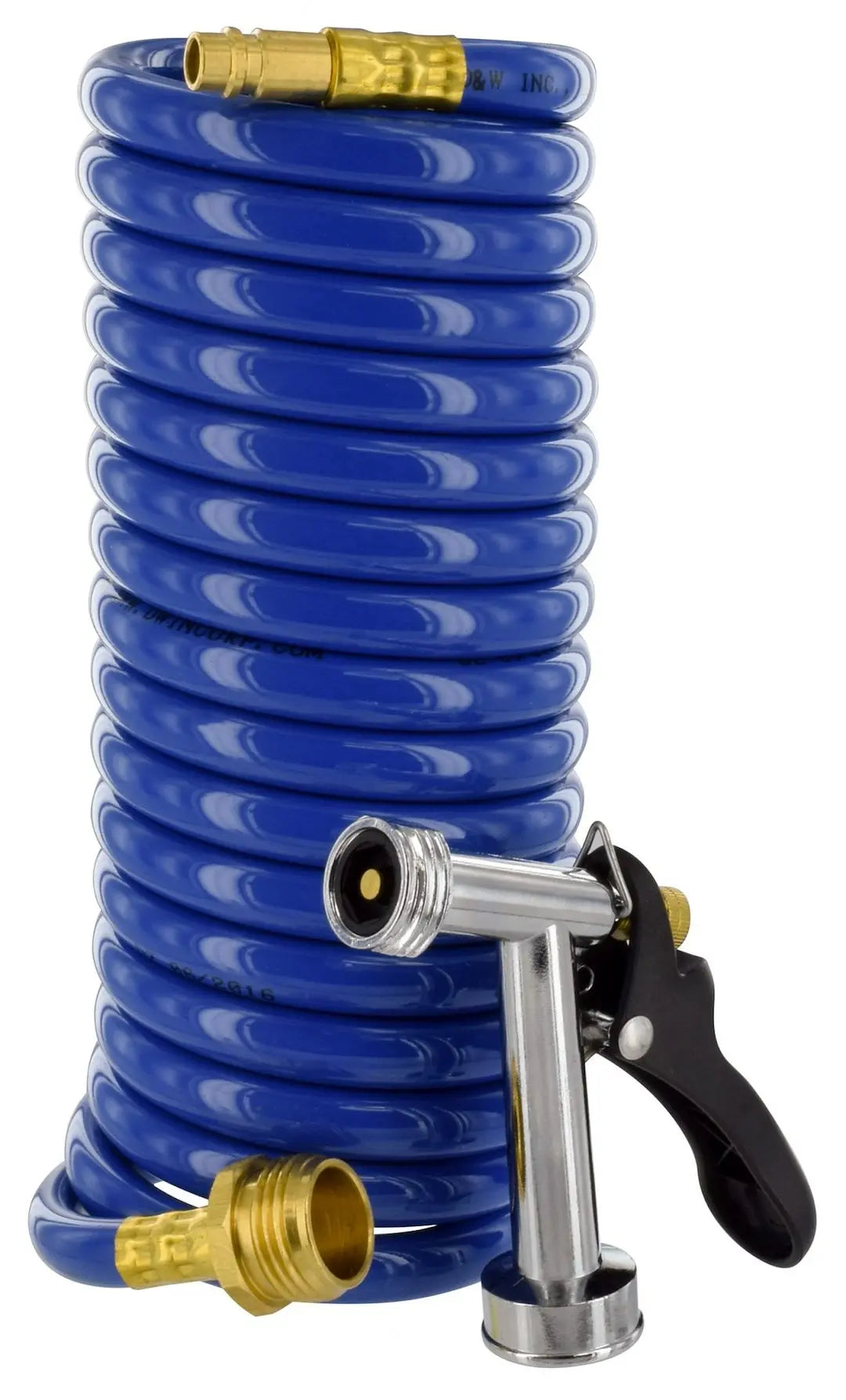 Valterra LLC Spray-Away 15' Coil Hose - Durable RV and Marine Water Hose