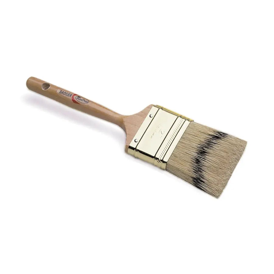 REDTREE IND Badger Paint Brush (Part Number 10021) – Premium Badger Style Paintbrush for Fine Detailing