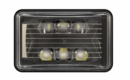 JW Speaker 8800-HB-12/24 DOT/ECE Headlight with Heated Black Finish