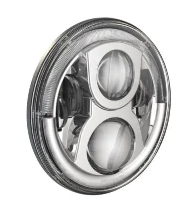 JW Speaker 8700 EVO2-PRO 12/24 ECE LHT DRL CH LED Headlight