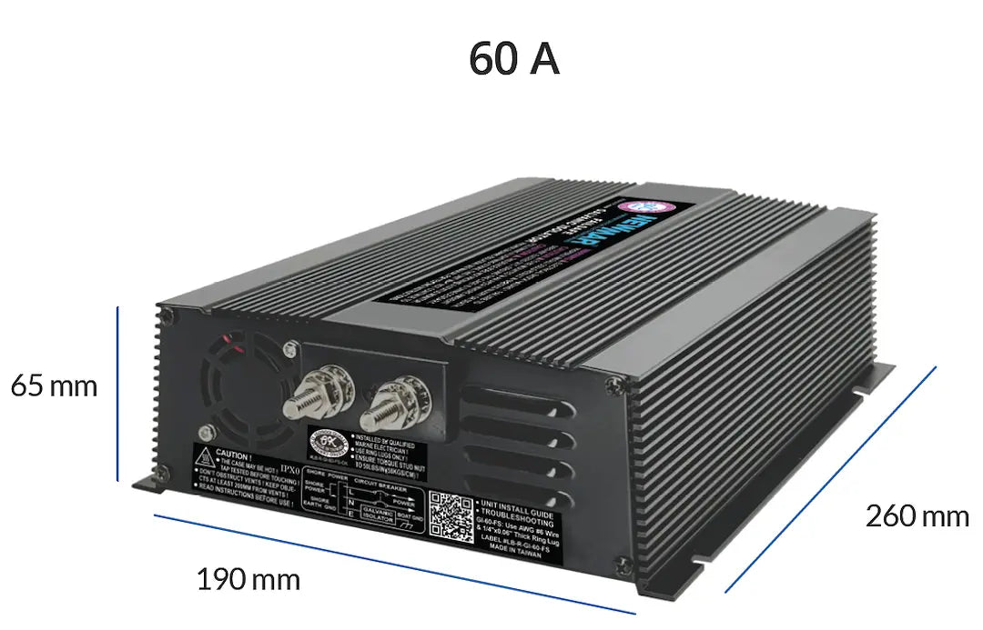 NEWMAR GI60FS Galvanic Isolator - 60A Fail Safe for Marine and RV Applications