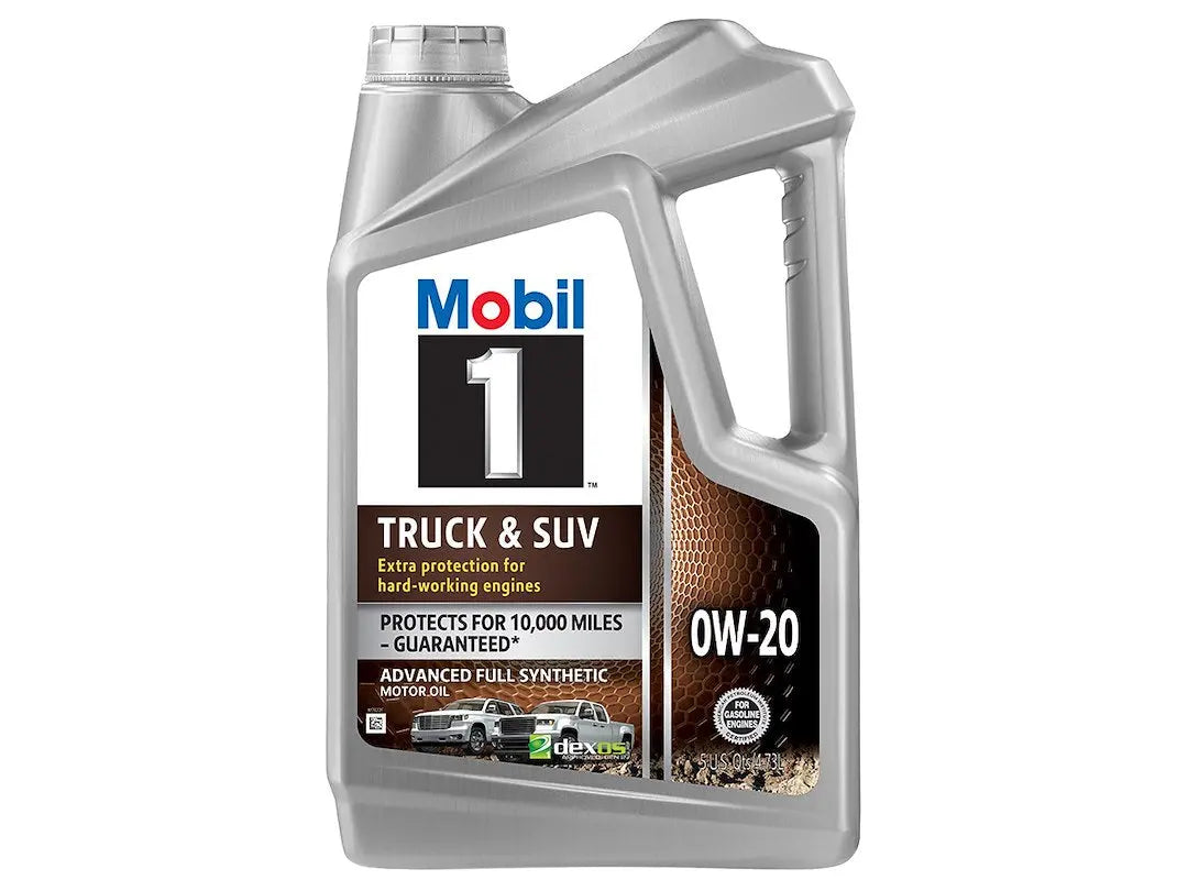 Mobil 1 Truck & SUV 0W-20 Synthetic Motor Oil, 3 Quarts (Part Number 124593)