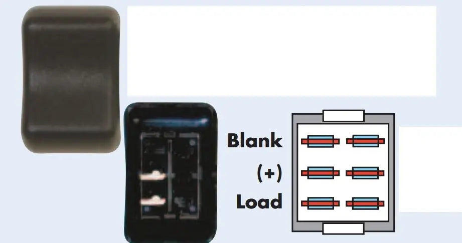 Valterra LLC 2B18 Black/Clear On/Off Switch for RV and Marine Applications
