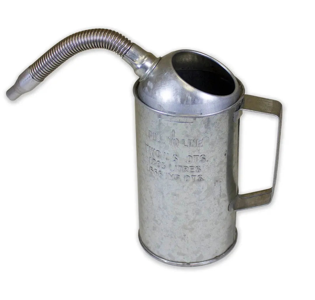 Wirthco Silver 2 Quart Gallon Measure Can - Durable Measuring Container for Accurate Liquid Measurement