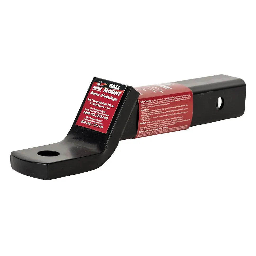 Husky Towing Ball Mount, Model 31362 – 10-1/2 Inch Length, Class IV, 2-1/4 Inch Hitch Ball
