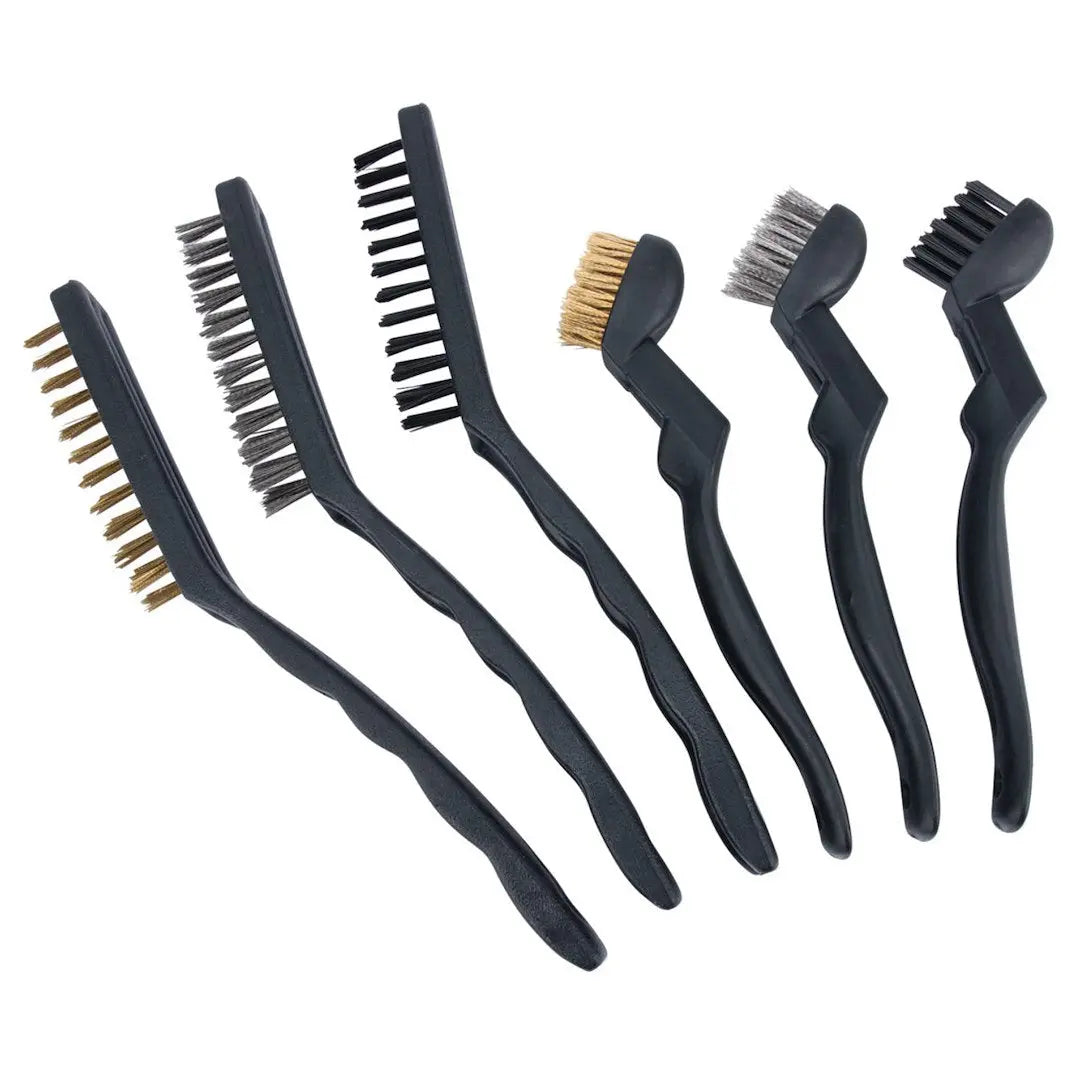 Perform Tool W4950 6-Piece Detailing Brush Set for Precision Cleaning