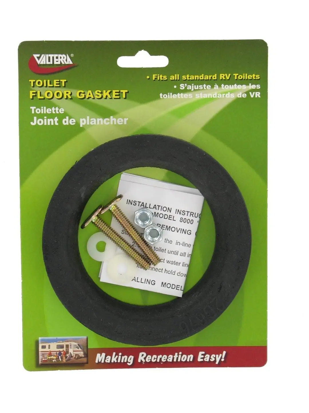 Valterra LLC Toilet Floor Gasket Part Q23653VP for Reliable Sealing