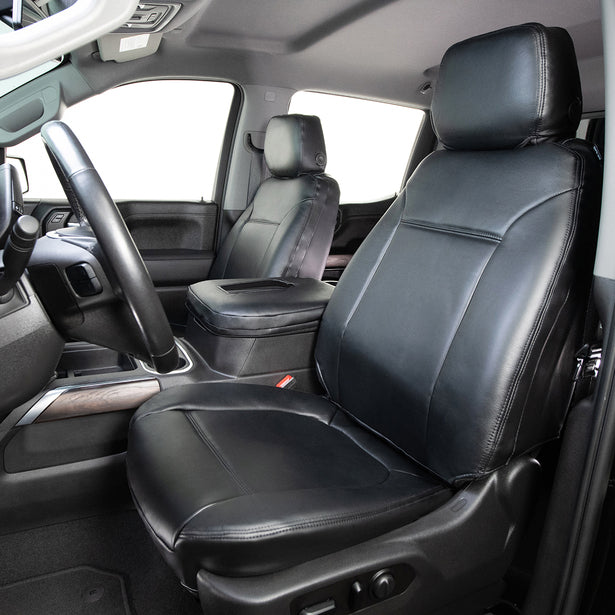 Covercraft GTD4180TBK Precision Fit Leatherette Custom Front Seat Covers