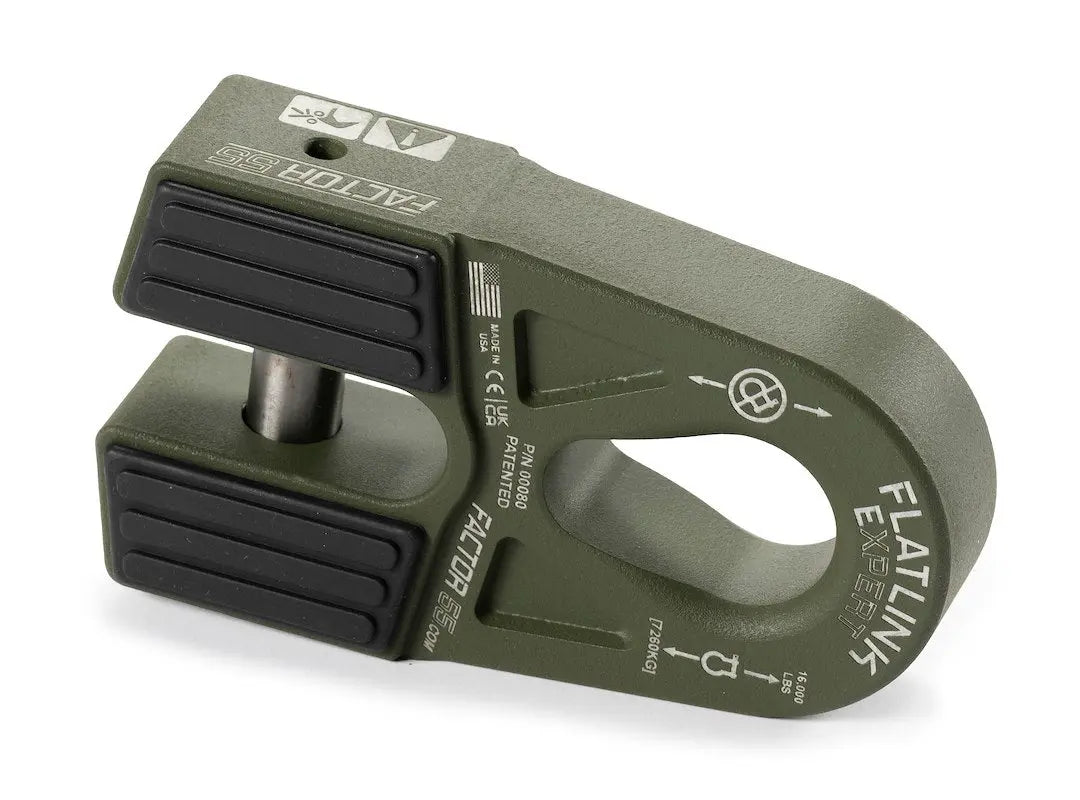 Factor 55 FlatLink E Winch Shackle Mount with Overlanding Design