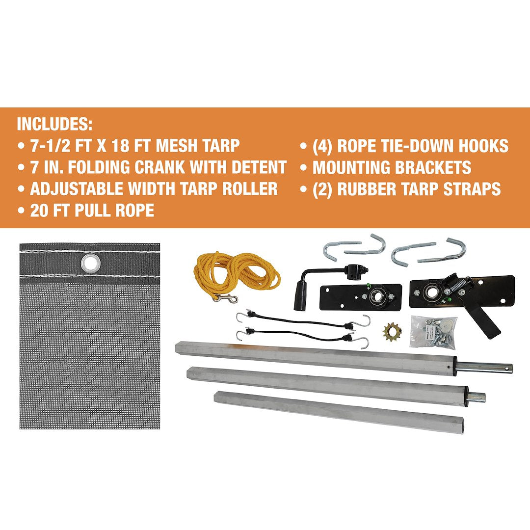 Buyers Products DTR7518 Tarp Roller Kit for Dump Trucks